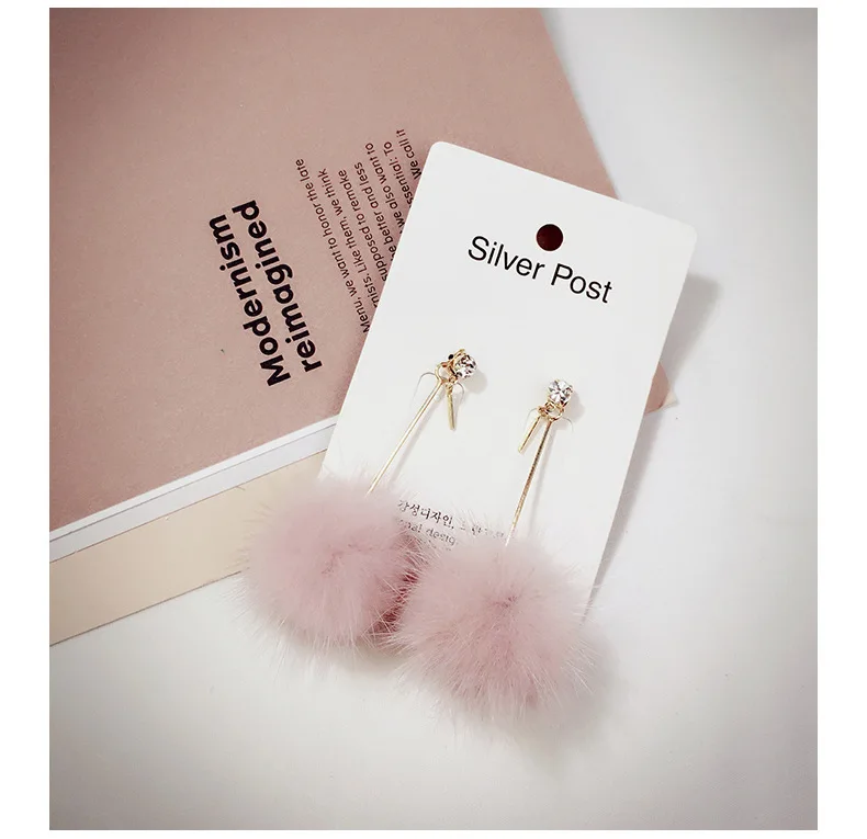 Женские длинные серьги-подвески с цирконом | Украшения и аксессуары