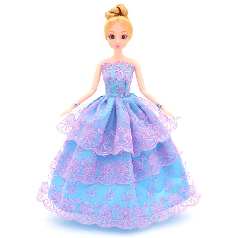 5 pcs Doll Dress Set Princess Clothes Accessories for Dolls Wedding Toys girls Poppenkleding 30cm | Игрушки и хобби