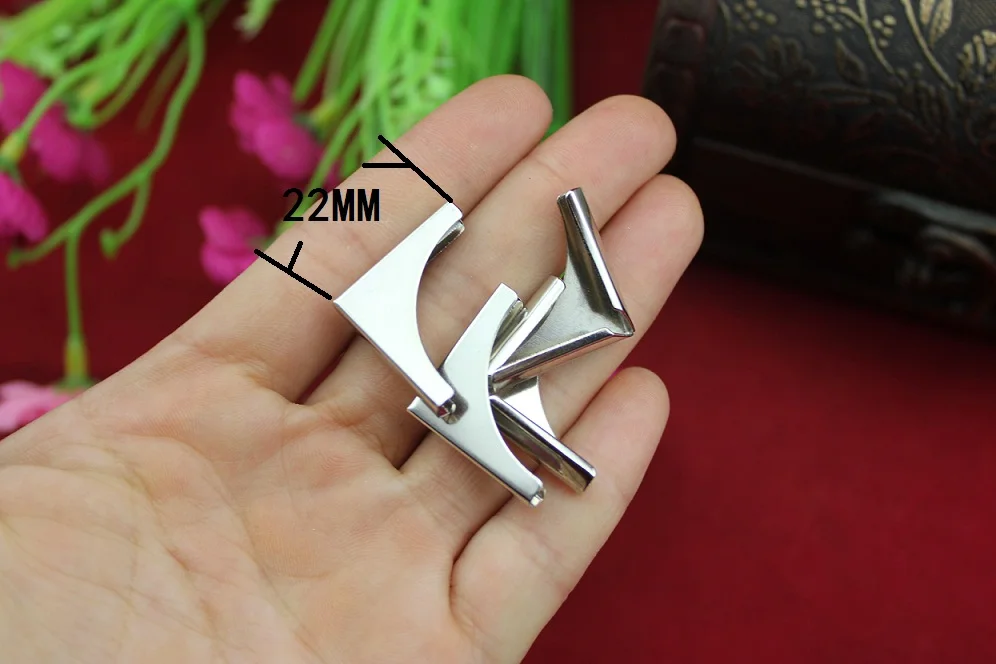 200 шт. 22 мм серебро белый металл книги угол Тетрадь углов предупредительный знак