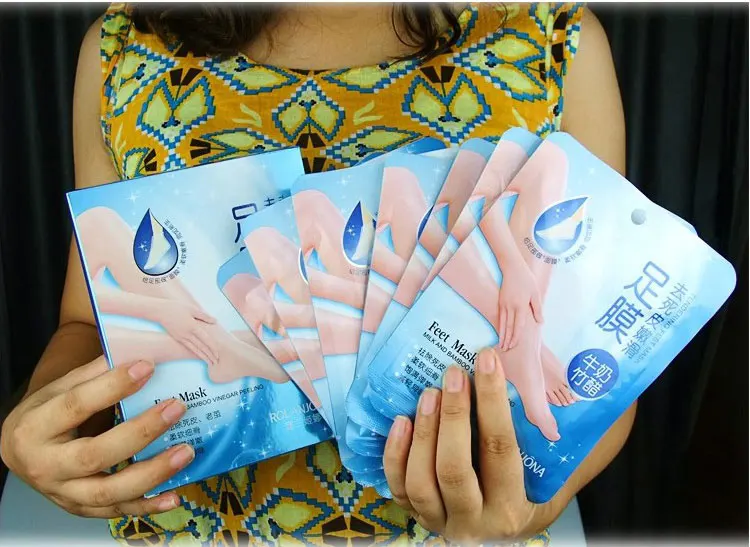 Мягкие нежные ступни Spa отшелушивающая маска для удаления срезают влаги