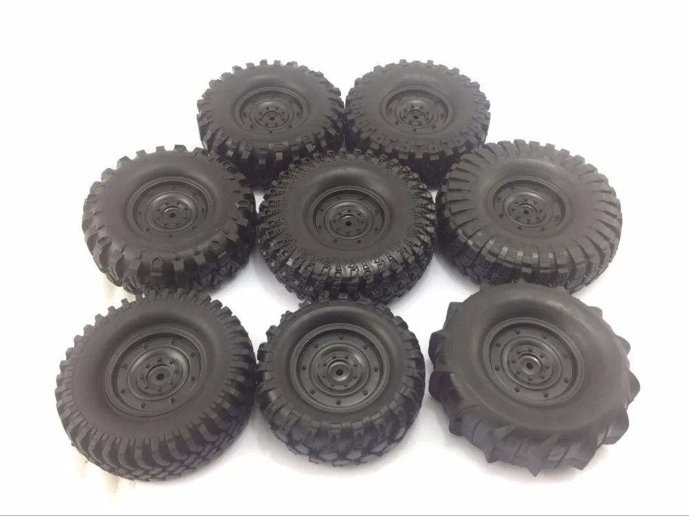 Колеса/шины 1/10 RC Cralwer SC 1 9 дюйма 108 мм подходят для осевых SCX10 RC8WD LWB TF2 LC70 Gelande II