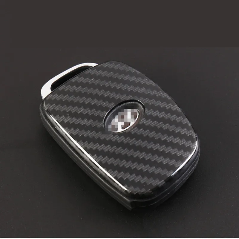 Корпус из углеродного волокна ABS + силиконовый чехол для дистанционного ключа от