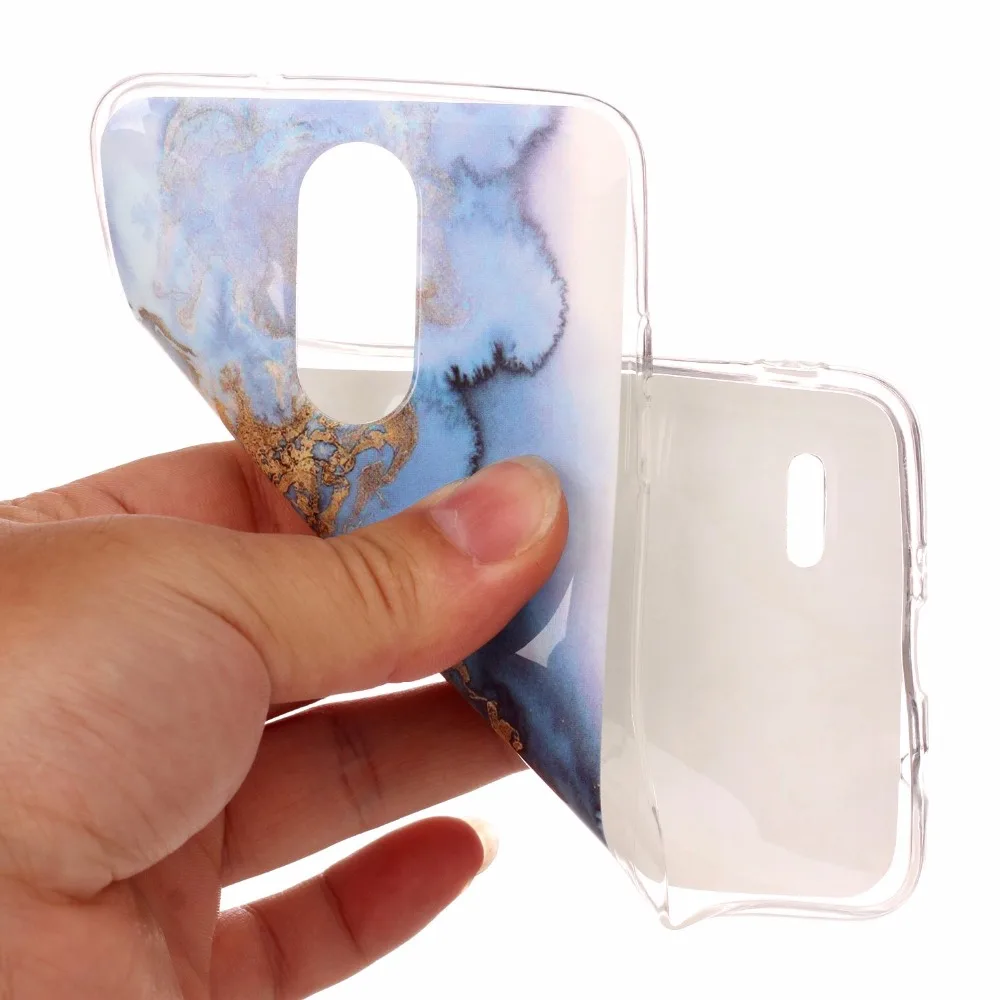 ARYIKUM Phone Cases For etui LG K8 2017 Dual Case X240 m200n TPU Silicone Marble Cover LGK8 Fundas Para |