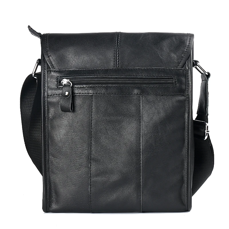 TIANHOO messenger bag men crossbody &amp shoulder cow leather business fashionable bags for work briefcase PAD/cell phone pocket |