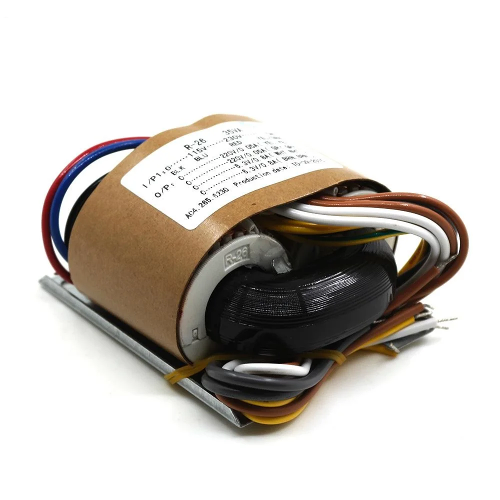 35VA двойной 220V двойной 6,3 V бескислородный медный трансформатор 35W R Тип Аудио ламповый предусилитель трансформатор