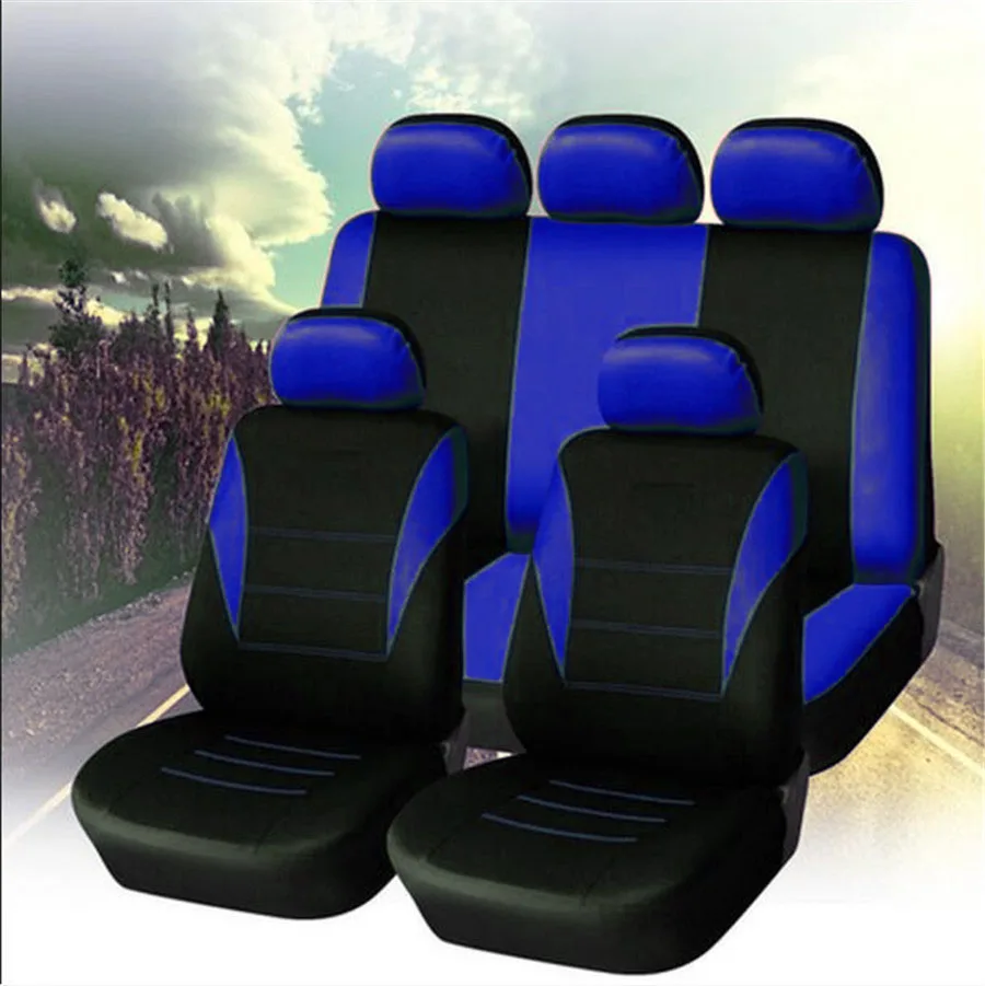

Blue Seat Covers Car Seat Cover Set Car Interior Accessories Universal Fit Most Car Truck SUV