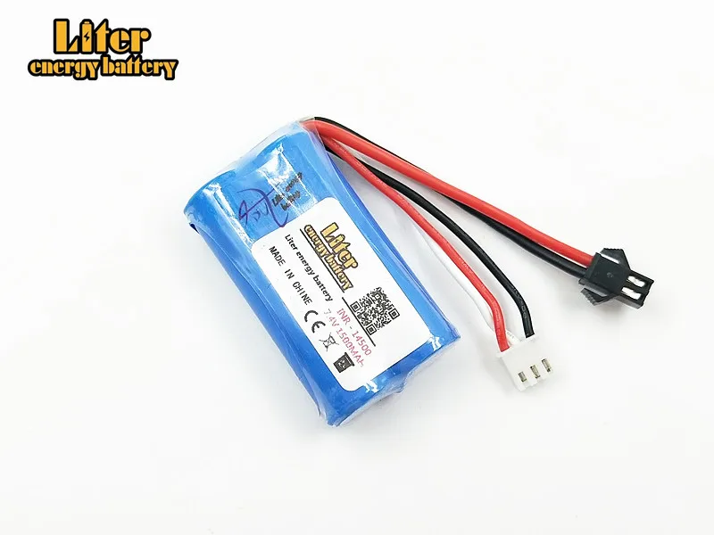 7 4 V 1500mAH пульт дистанционного управления Вертолет Самолет литиевая батарея 14500