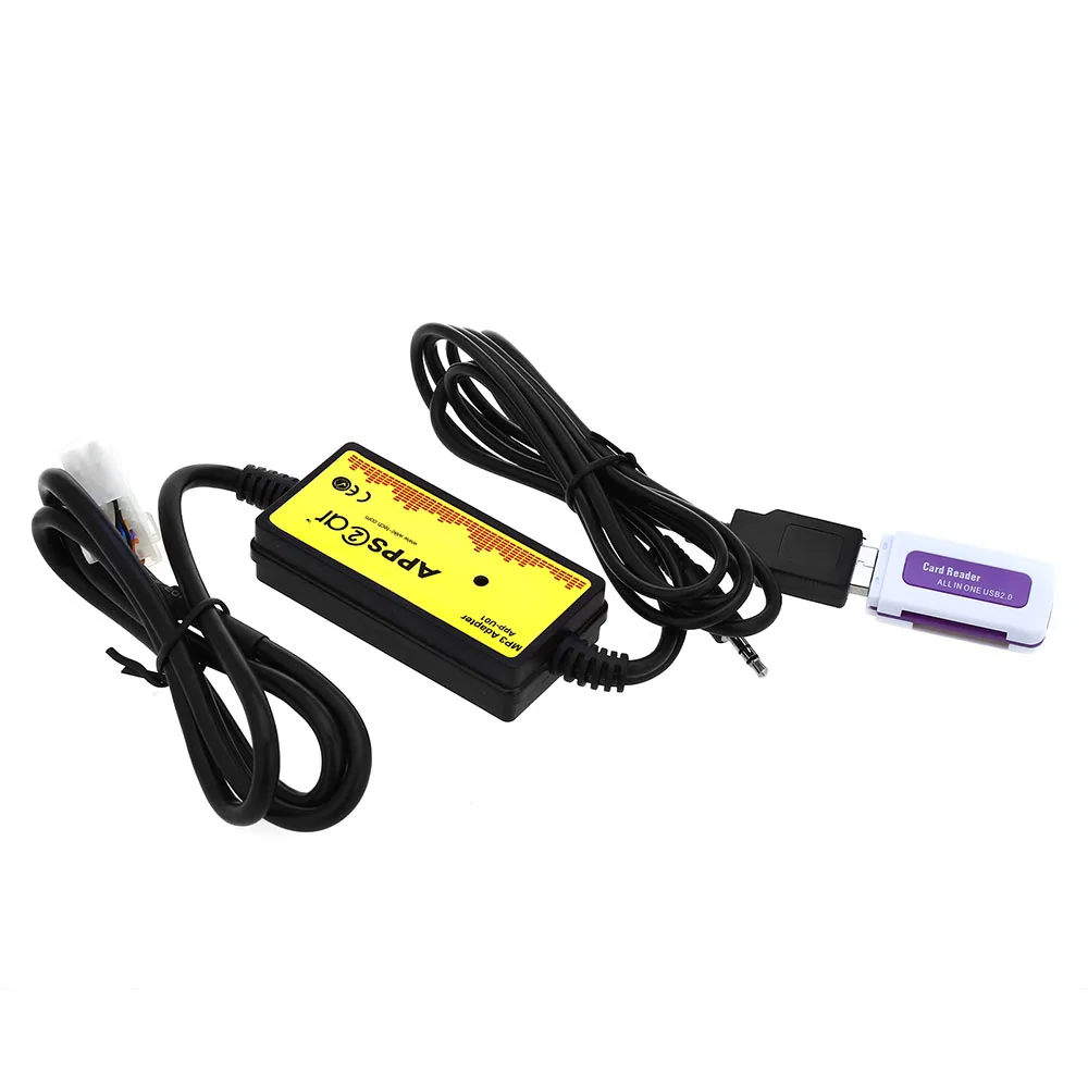 APPS2CAR WT USB TYT02 автомобильный аудио интерфейс USB/SD адаптер Автомобильный MP3 12P