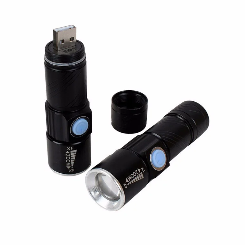 3000LM Q5 СВЕТОДИОДНЫЙ USB flash light водонепроницаемый Супер Яркий Тактический