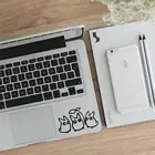 Съемные наклейки для ноутбука, виниловые декоративные наклейки для ноутбука