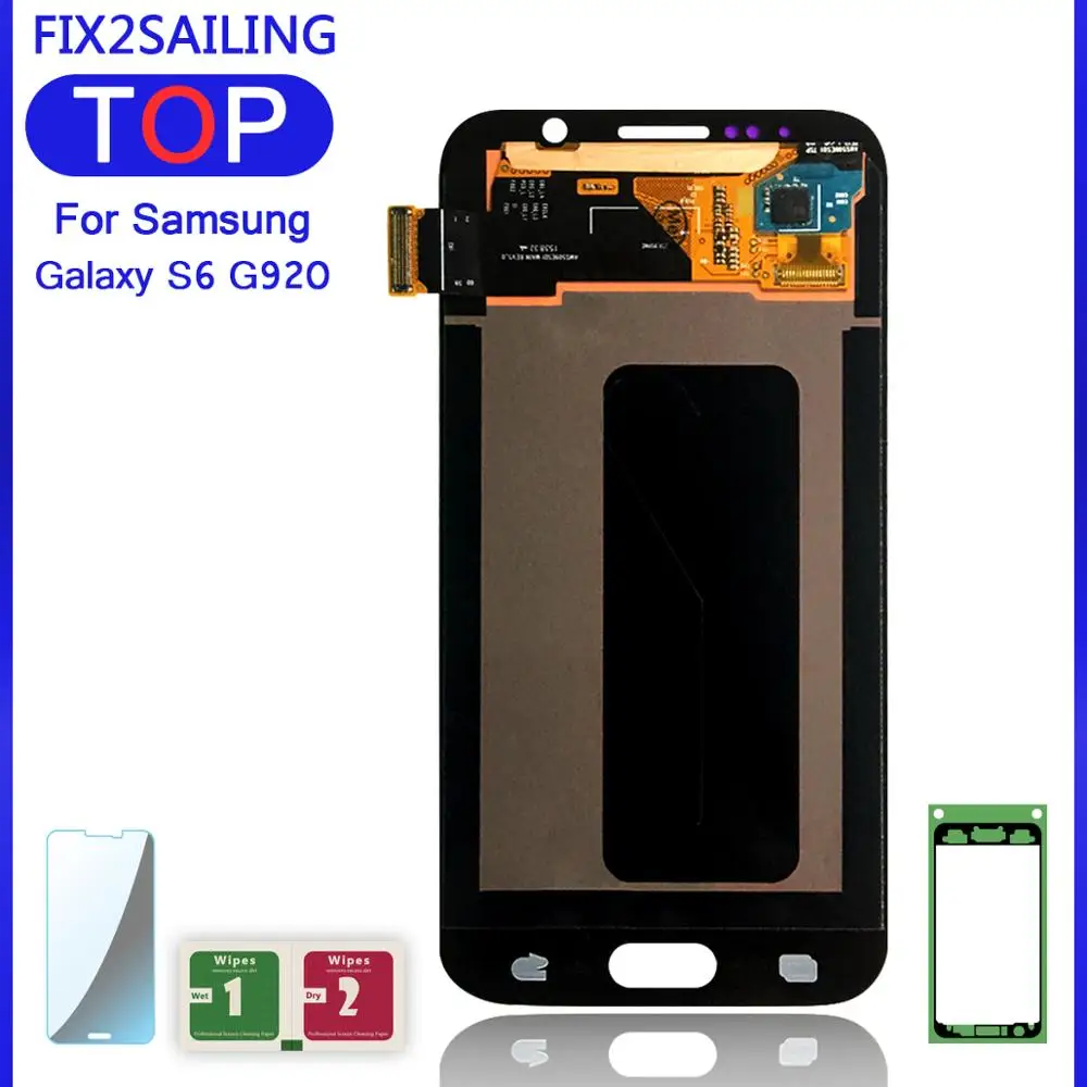 ЖК-дисплей Super AMOLED для Samsung Galaxy S6 G920 G920F 100% протестированный рабочий сенсорный