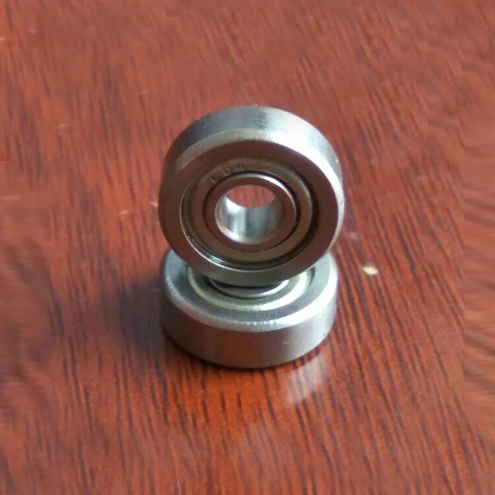 Urijk 10pcs/set Double Shielded Carbon Steel Miniature Deep Groove Skateboard Ball Bearings 604 605 606 607 608 609 Bearing |