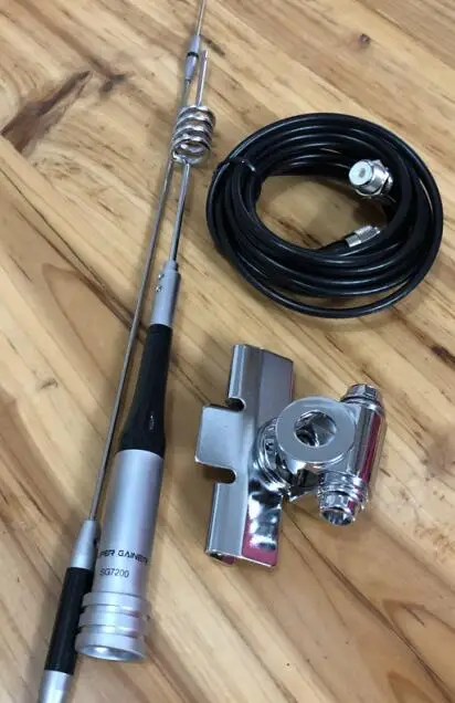 with accessories SG-7200 антенна для радиостанции УКВ антенны для qyt 8900D BJ-218 мобильного автомобиль трансивер антенна для связи радиолюбительские антенны - Цвет: with accessories