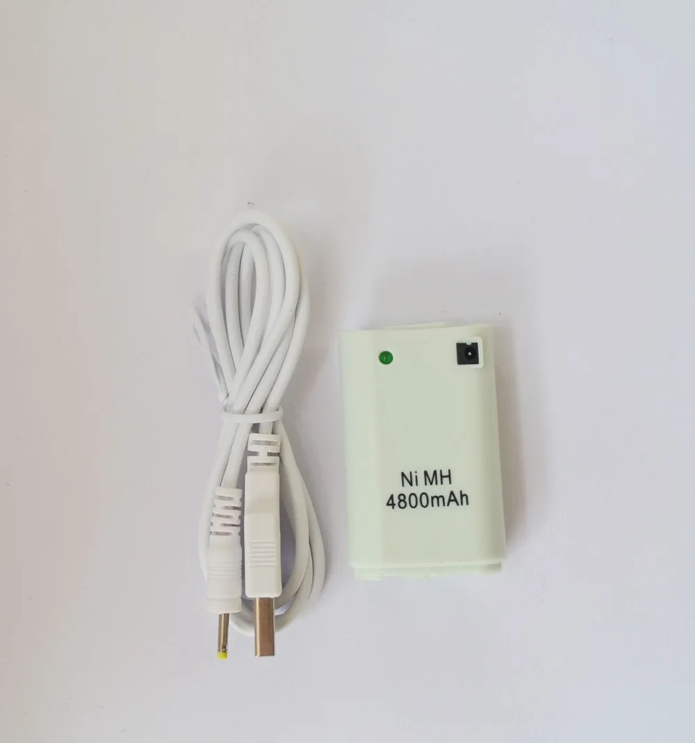2 аккумулятора 4800 мАч + USB кабель для зарядного устройства Xbox 360 беспроводной