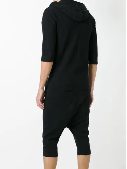 Мужской Свободный комбинезон с коротким рукавом | Мужская одежда