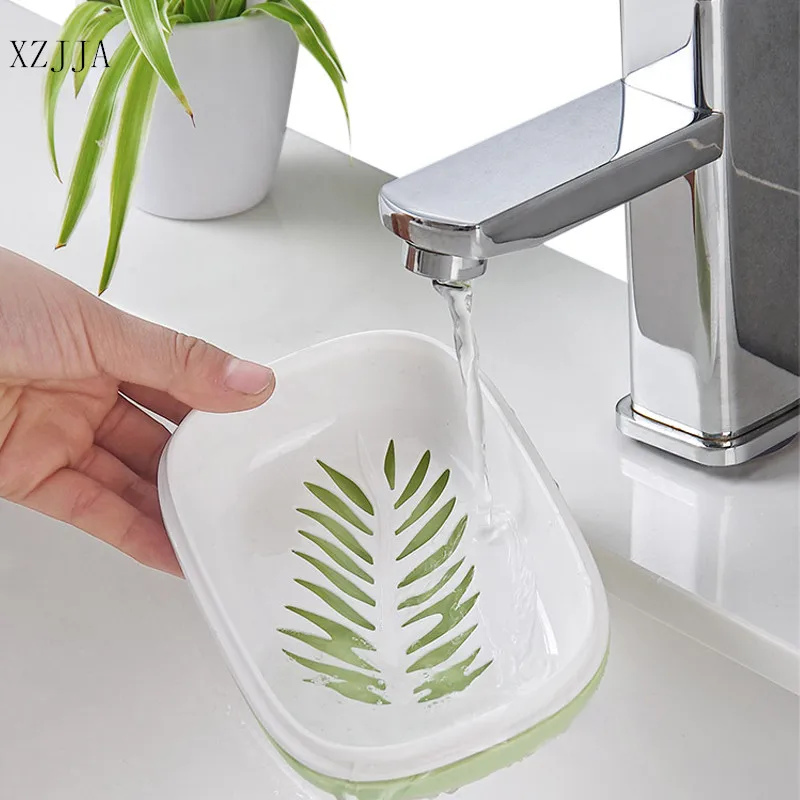 XZJJA креативная портативная Двухуровневая Водонепроницаемая мыльница для улицы