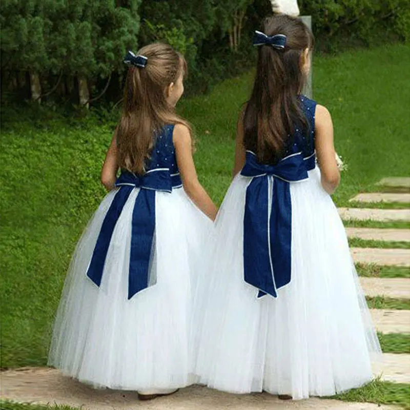Children's wear princess dress girls 2019 children's bow flower girl | Детская одежда и обувь