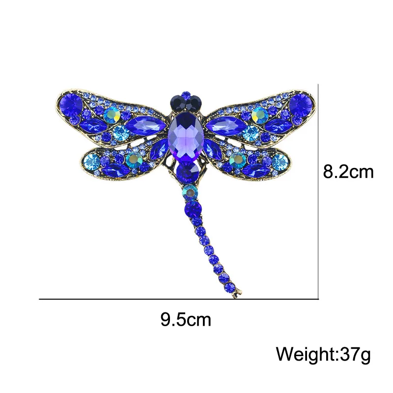 Dream Candy Exquisite Crystal Dragonfly Brooches for Women Colorful Rhinestone Brooch Pin Fashion Jewelry Coat Accessories 2019 | Украшения