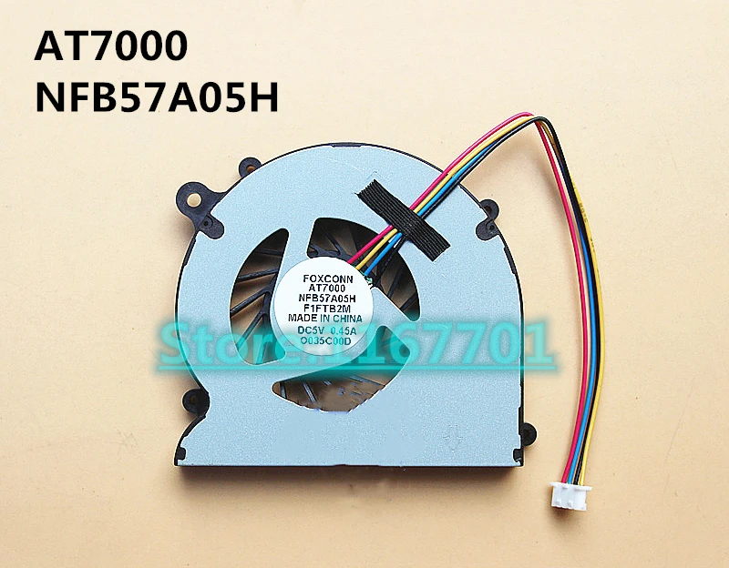 

New Original Laptop/Notebook CPU Cooling Fan For FOXCONN AT7000 AT-7000 NFB57A05H F1FTB2M o035C00D