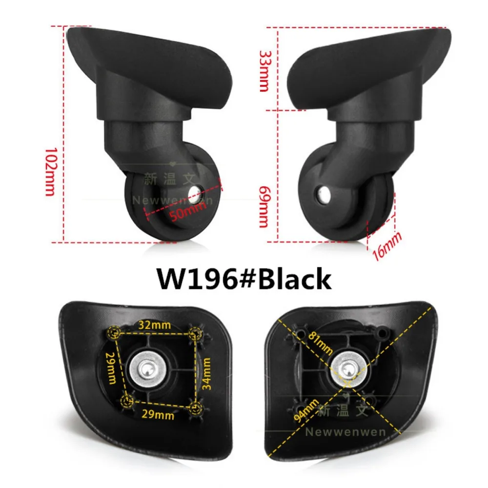 Сменные колеса для багажа чемодан ремонта багажных колес замены W196 #|replacement wheels for