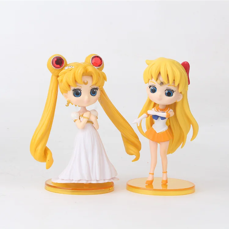 6 шт./компл. фигурки Сейлор Мун Милая принцесса Нептун Марс Юпитер Венера уран