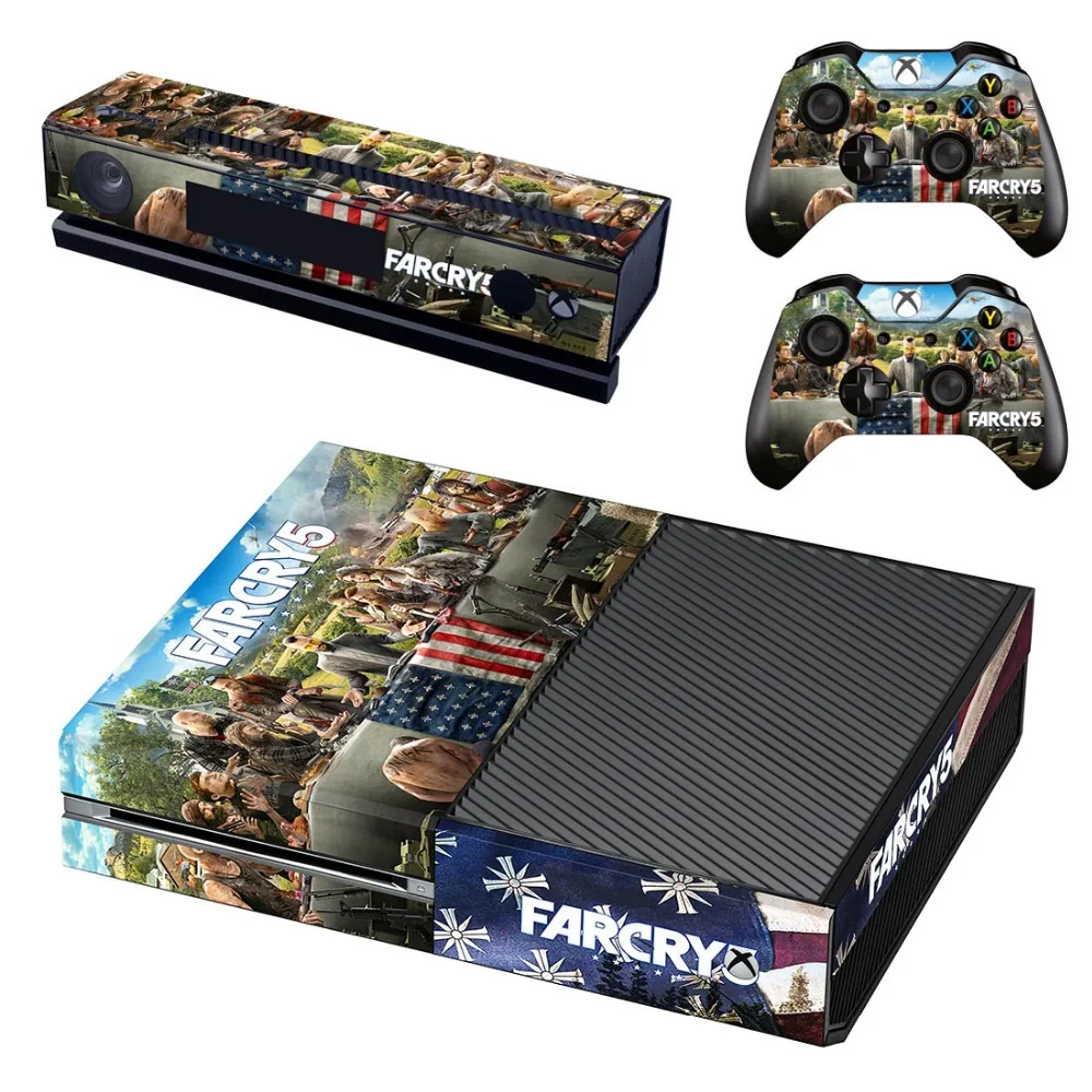 Far Cry 5 Skins наклейка s для Xbox One игры виниловые наклейки для кожи наклейка консоль контроллер Защитная крышка новое поступление