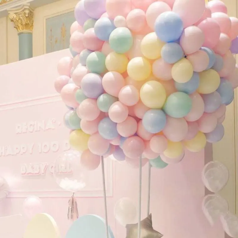100psc/2 2 г цветные воздушные шары macarons одноцветные латексные детские игрушки для