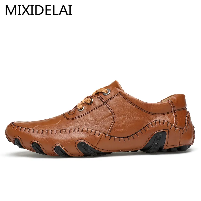 MIXIDELAI брендовые 2022 Новые Роскошные итальянские мужские лоферы из натуральной