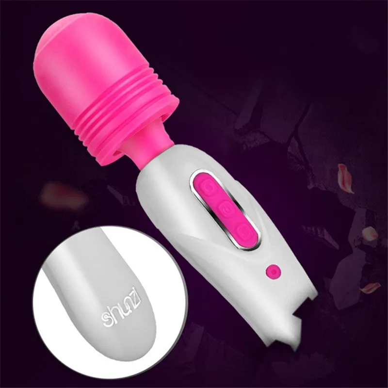 1 шт. женская мастурбация Двойные головки AV бар зарядный вибратор Вагинальный