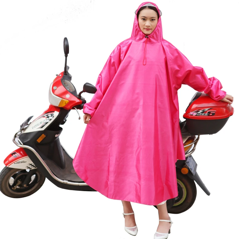 Мотоциклетное пончо с длинным рукавом свободный размер для 155-185 см высота тела