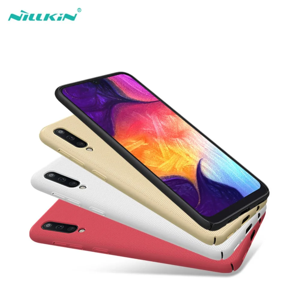 Чехол для Samsung Galaxy A50 NILLKIN матовый защитный чехол телефона Жесткий PC с держателем