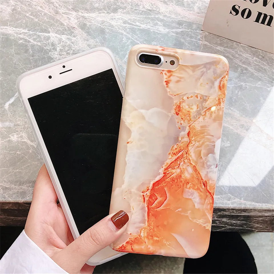 Роскошный мраморный силиконовый чехол для телефона iphone XS Max X XR 7 8 6 6S Plus мягкий из
