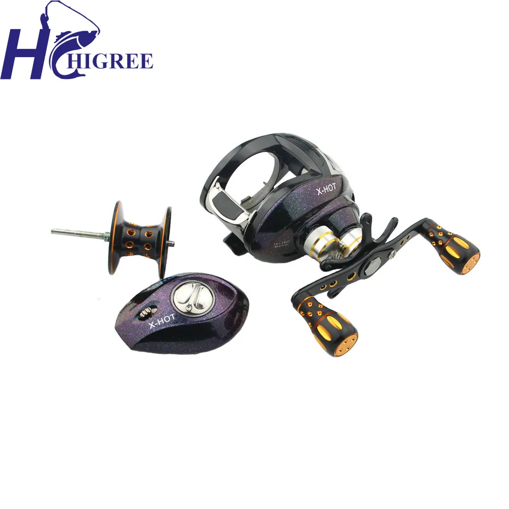 HGyikun X-HOT Baitcasting Рыболовная Катушка Baitcaster 12 + 1BB Правая Рука Версия | Спорт и