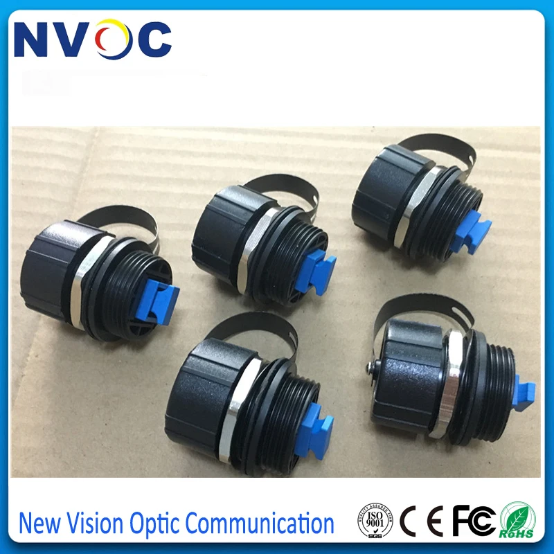 Бесплатная доставка внешний адаптер оптоволоконной перегородки IP67/APC с