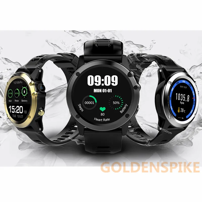 Новый H1 GPS Wi Fi 3 г Смарт часы MTK6572 IP68 Водонепроницаемый Камера 500 Вт 1.39 дюйма 400*400