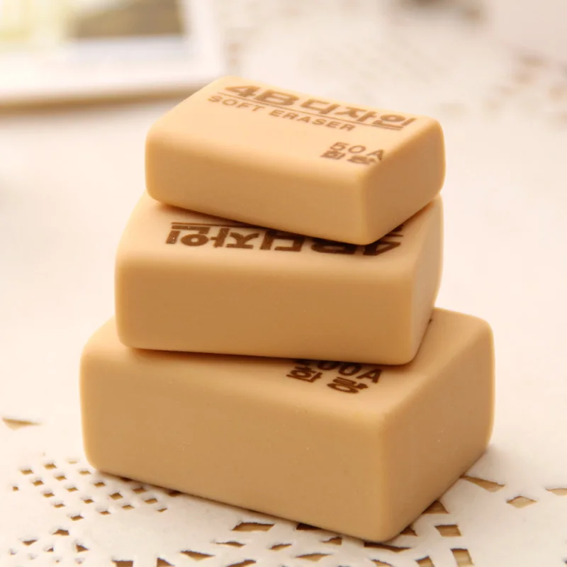 4B корейские Ластики для рисования резиновый ластик карандаша школьные