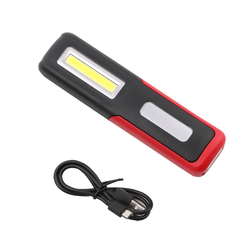 Портативный светодиодный фонарик с зарядкой по USB COB LED + XPE фонарь магнитные