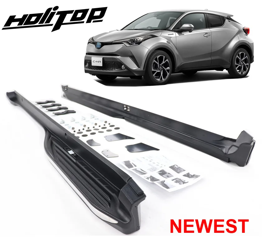 Горячая ходовая плата боковая педаль nerf бар для toyota CHR C-HR+, сделано в Большой фабрике, очень популярный в Китае
