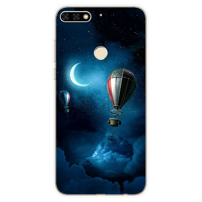 Силиконовый чехол для Huawei Honor 7C 5 7 дюйма 99 с принтом роскошных милых животных