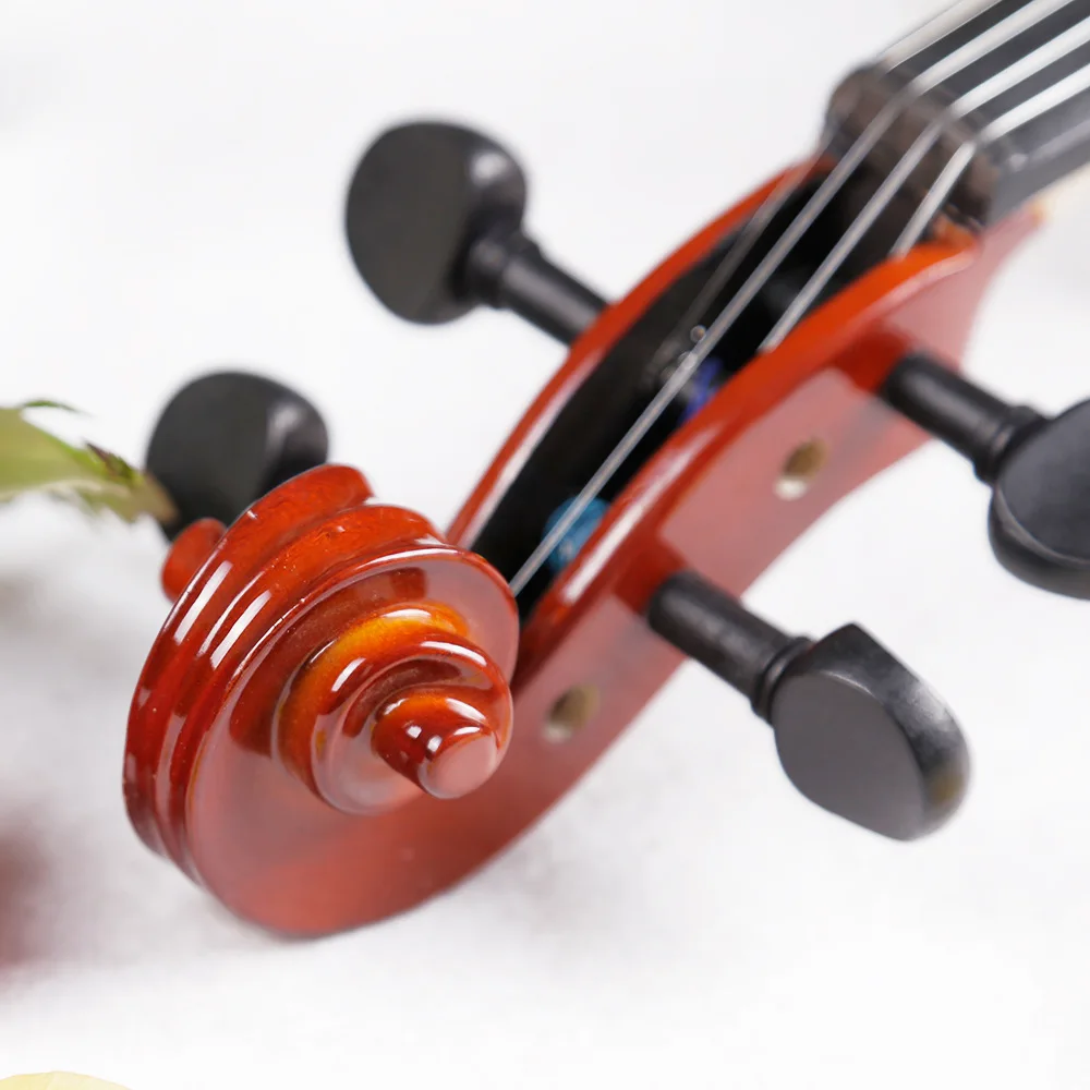 

Acoustic Violin 4/4 3/4 1/4 1/8 Natural Fiddle handcraft Violino With Case Mute Bow High-Grade Manual Oil-Based Paint Pattern