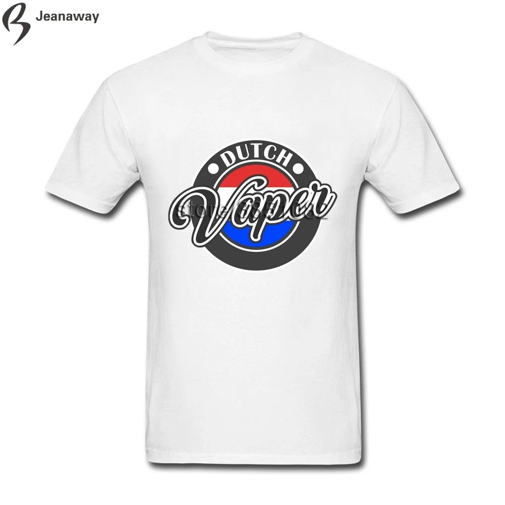 Летний топ прямой цифровой печати голландский вейпер Мужская футболка с круглым