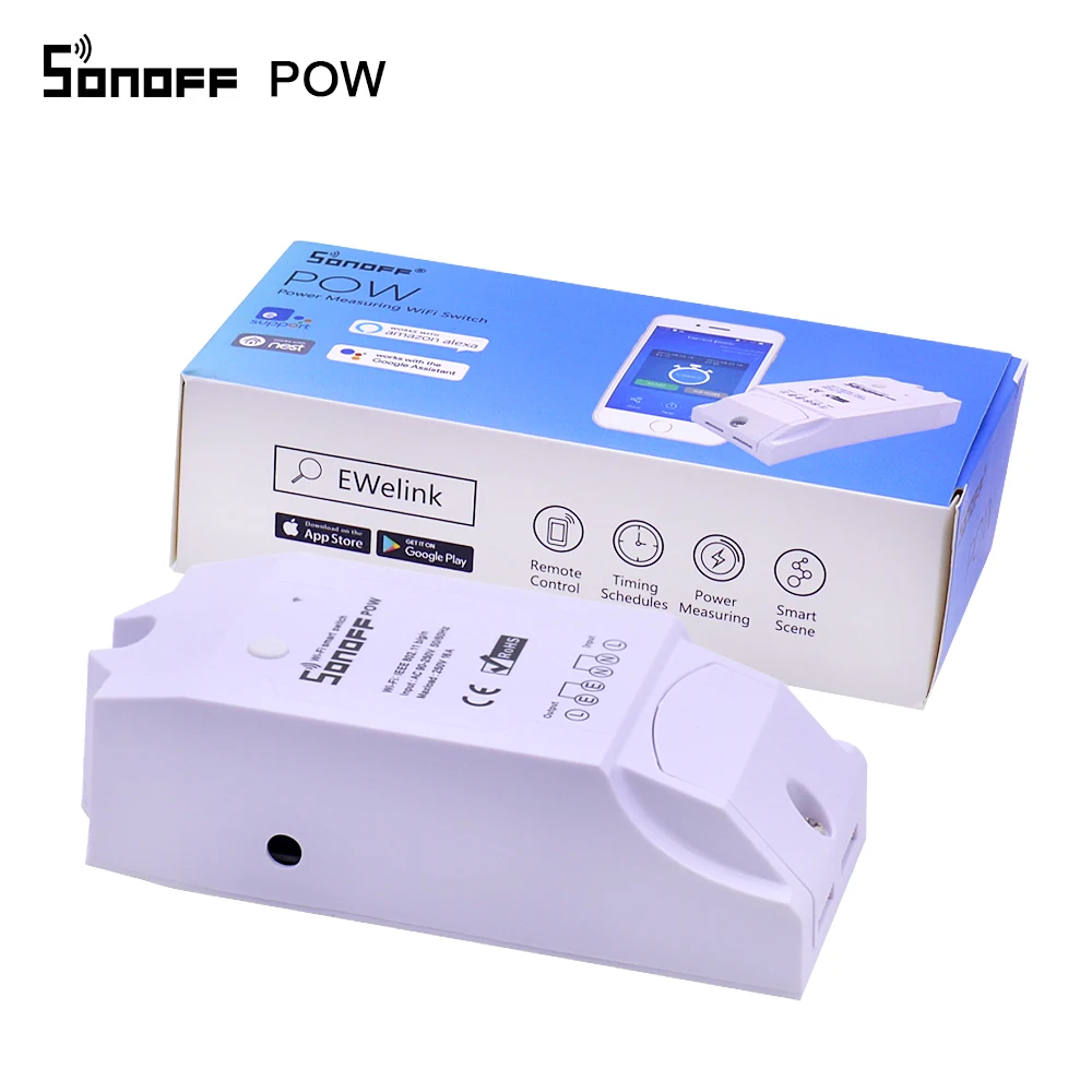 Itead Sonoff Pow умный Wi Fi переключатель монитор дом мощность измерения энергии