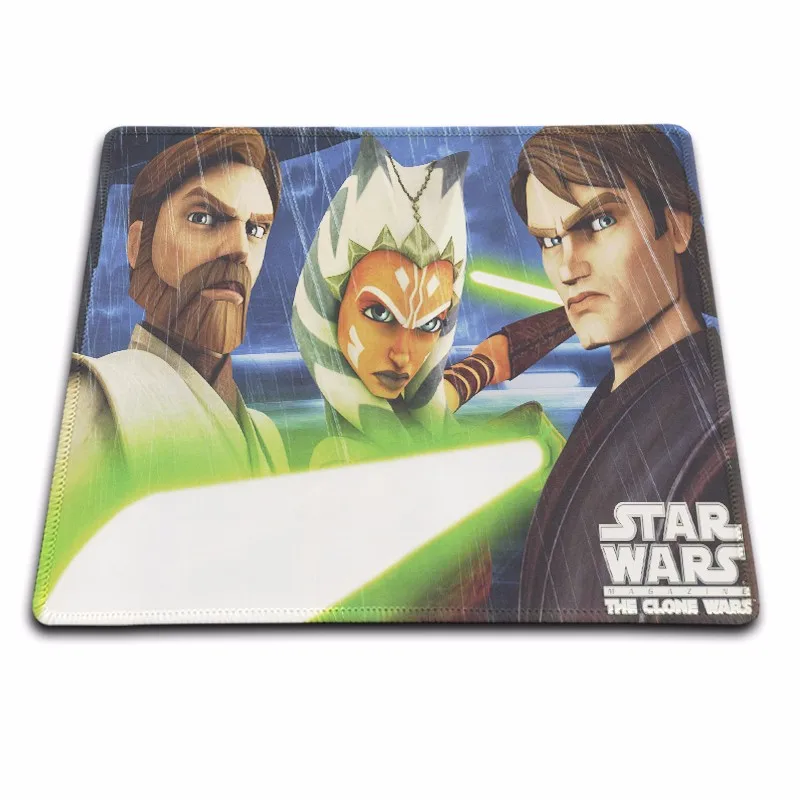 Ahsoka Tano Настольный прочный Противоскользящий Прямоугольный Коврик для мыши Размер оверлока 180*220 мм 200*250 мм или 250*290 мм