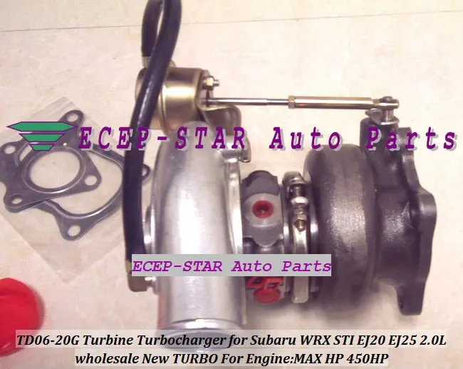 Турбокомпрессор TD06 для SUBARU Impreza WRX STI EJ20 EJ25 2.0L 450HP 20 г турбокомпрессор с водяным