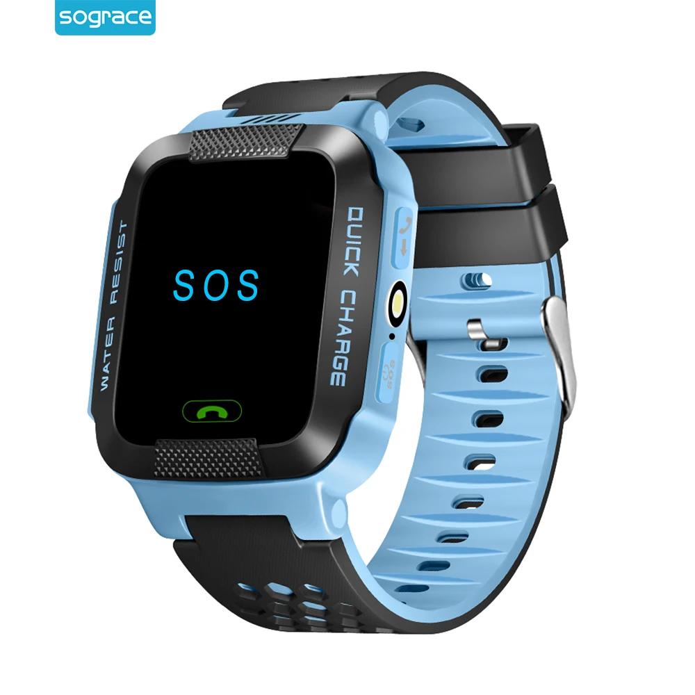 Sograce G21 Смарт часы для детей телефон на андроиде 2G SIM карты GPS SOS анти потерянный