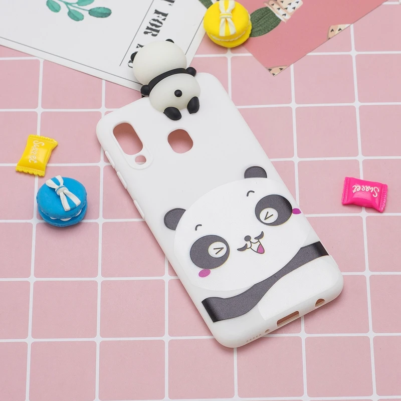 Чехол A20E для Samsung Galaxy A20e мягкий ТПУ чехол с 3D рисунком панды Единорога A20 e Etui чехлы