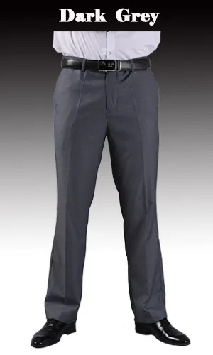 Dark Grey Тонкие брюки мужской формальный деловой Slim Fit Свадебный костюм брюки Diamond синий цвет красного вина черные брюки Размеры 44 плюс Размеры A37 - Цвет: Dark Grey