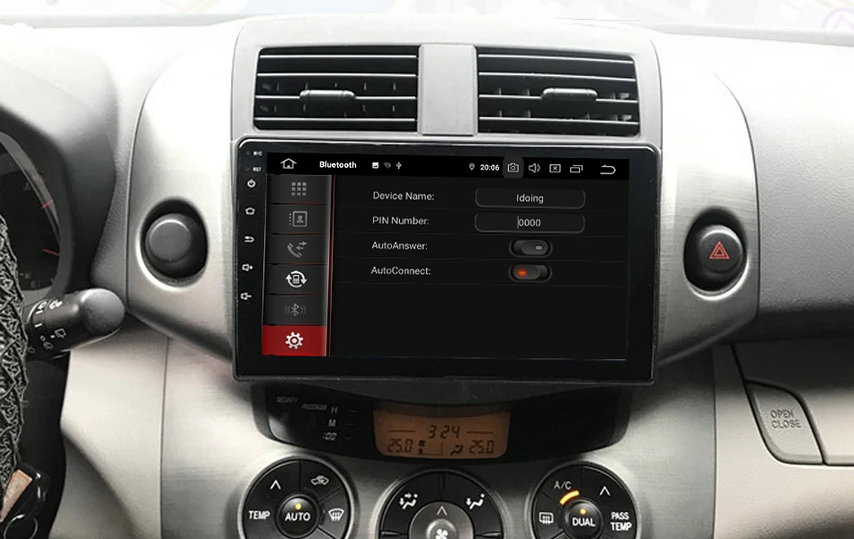 Idoing " Восьмиядерный автомобильный Android9.0 Радио мультимедийный плеер для Toyota RAV4 2007-2011 PX5 4G+ 64G gps навигация 2.5D ips TDA 7850
