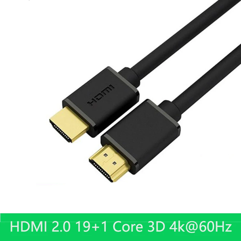 Высокая скорость 19 + 1 core HDMI кабель 3D 4 к x 2 60 Гц штекерным адаптер для Apple TV Xbox