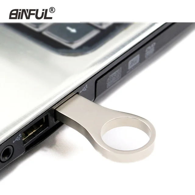 fashion silver metal waterproof Pen Drive 8G 16G 32G USB Flash PenDrive Ultra Fast Key Ring Stick Memory | Компьютеры и офис